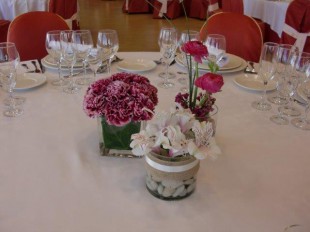 Centros de mesa para banquetes